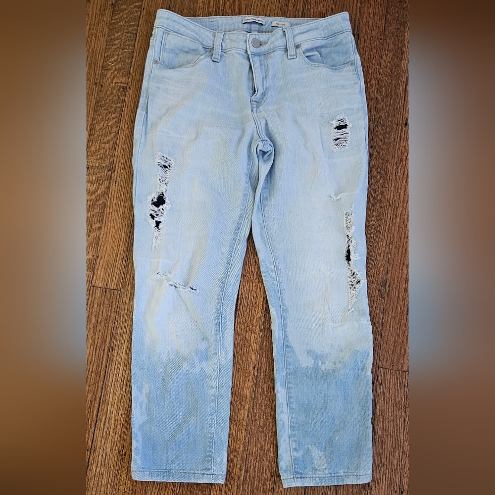 Calvin Klein Jeans Light Blue Distressed Women's Jeans Sz 4